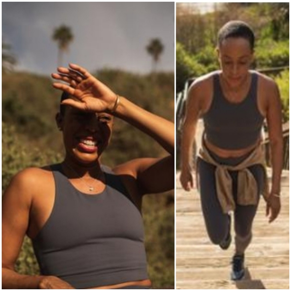 REI Charcoal Gray High-Neck Longline Sports Bra